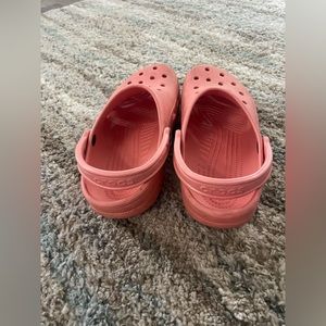 Pink crocs